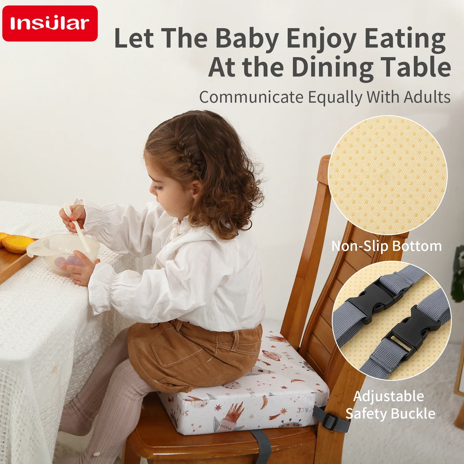 Baby High Chair Booster - Bantalan Kursi Makan Bayi Tahan Air