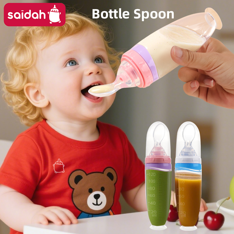 Baby Products Distributor - Pengumpan Peras Makanan Silikon Cair Bayi
