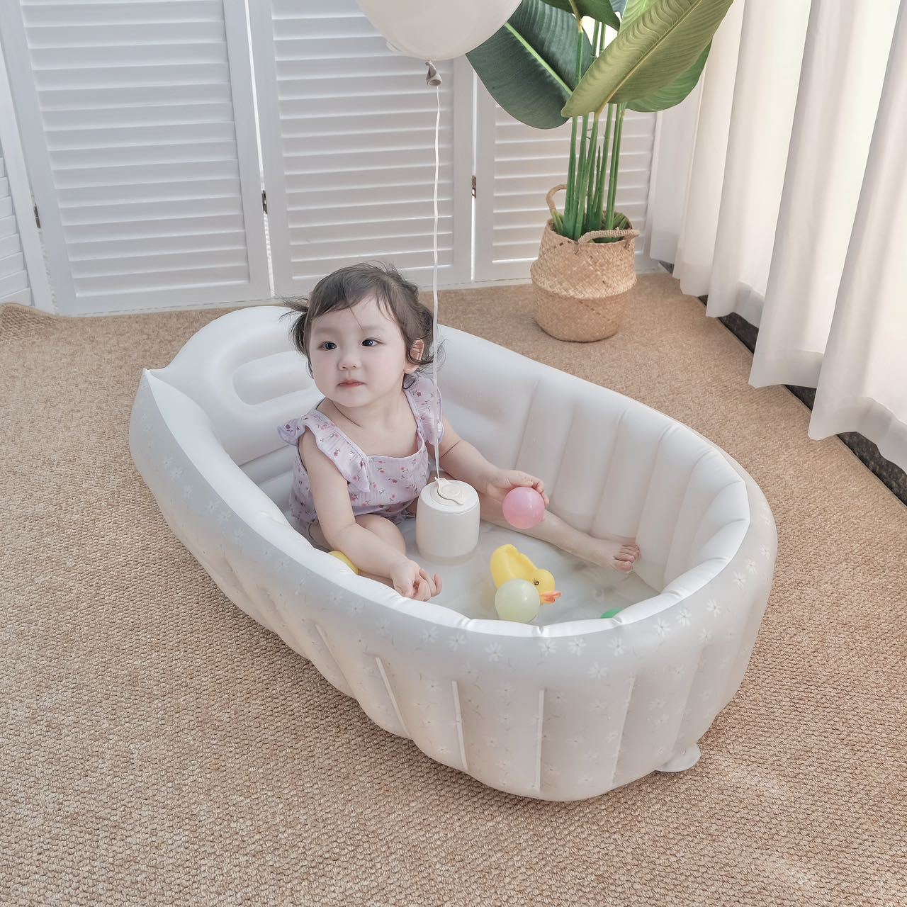 Baby Products For Newborn - 1 Buah Bak Mandi Tiup Kartun