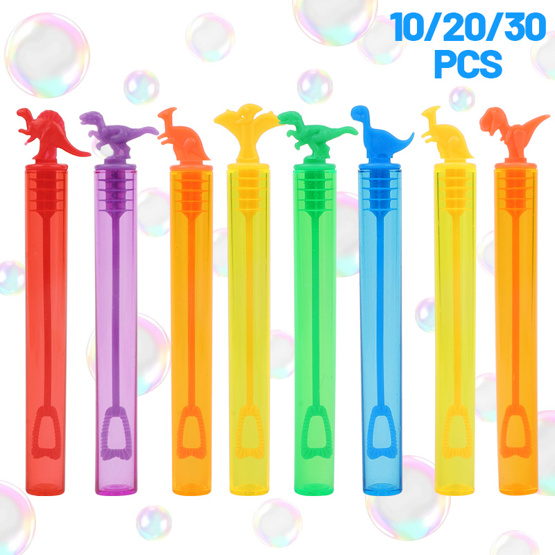 Zwitsal Baby Products - 10/20/30 Buah Tabung Gelembung Dinosaurus Mainan