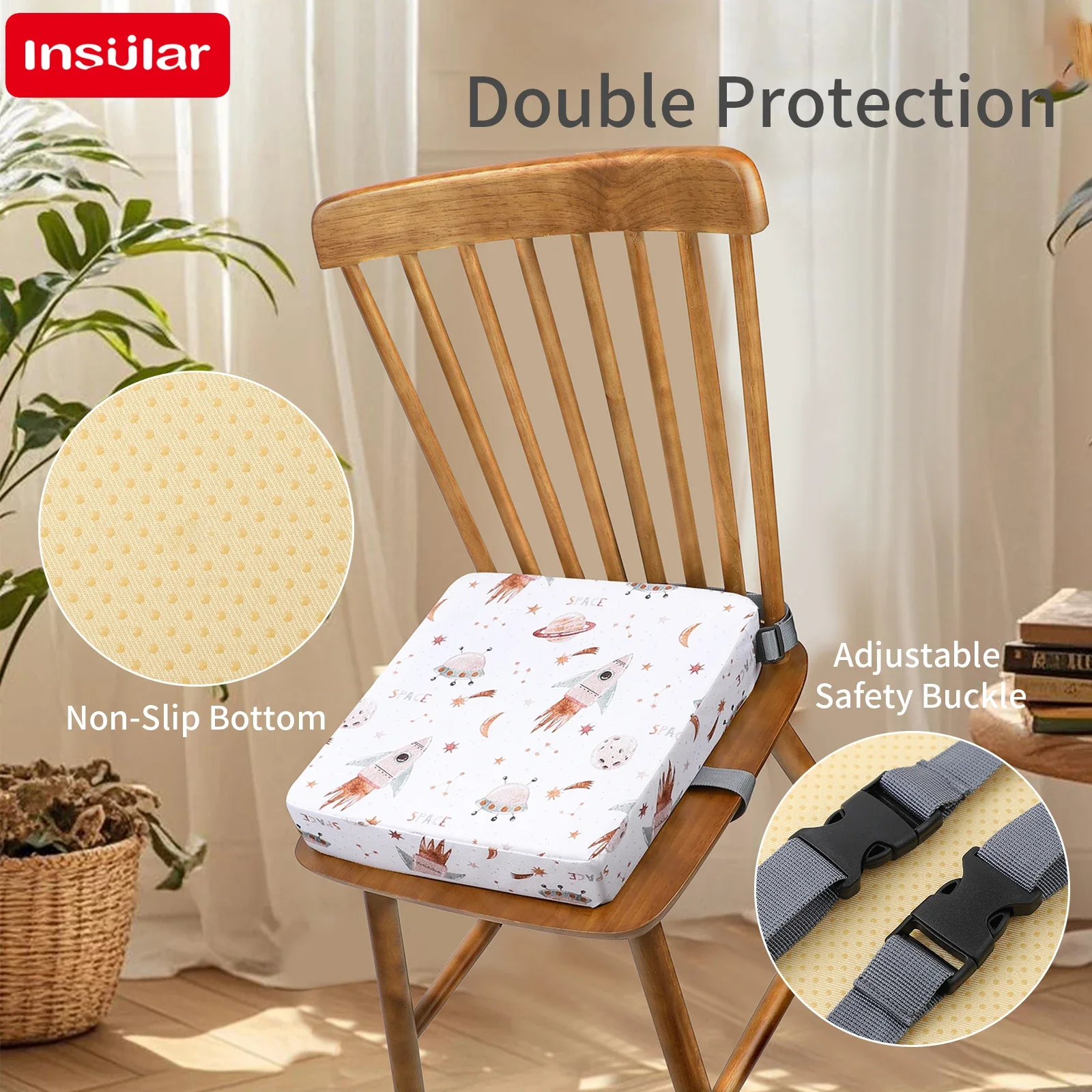 Bantalan Kursi Makan Bayi Taha - Baby High Chair Booster ulasan dan harga