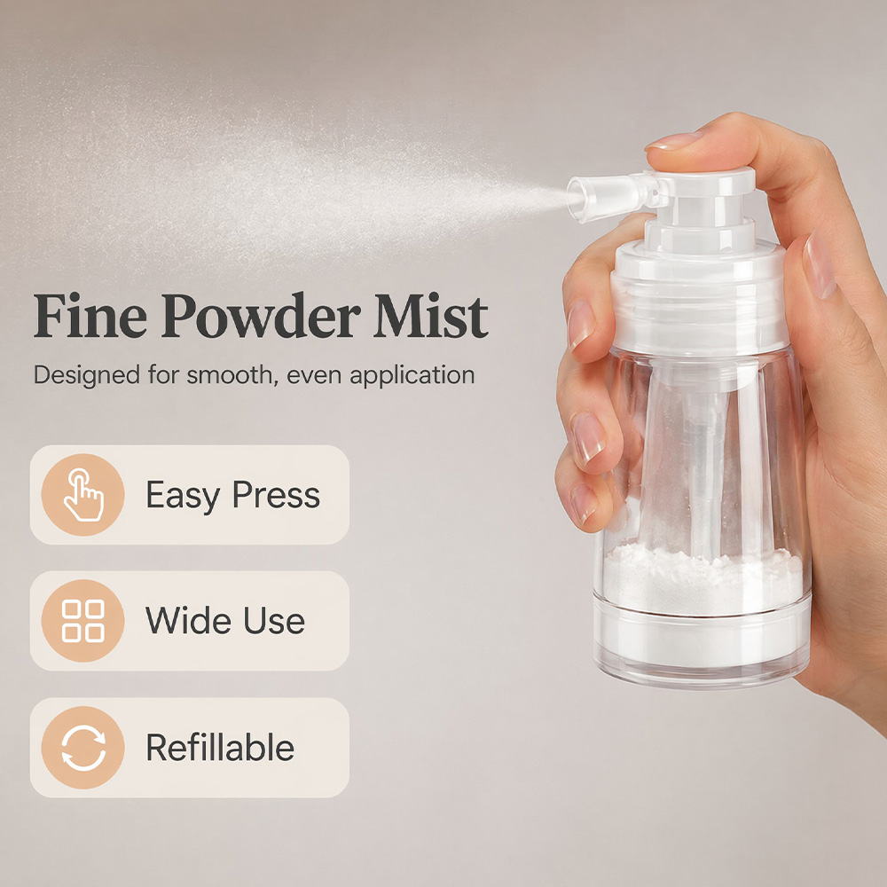 Botol Semprot Bedak Kering Tip - Baby Products Distributor ulasan dan harga