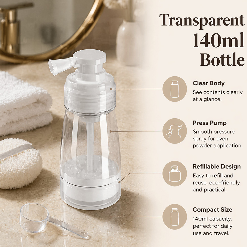 Botol Semprot Bedak Kering Tip - Baby Products Distributor ulasan dan harga