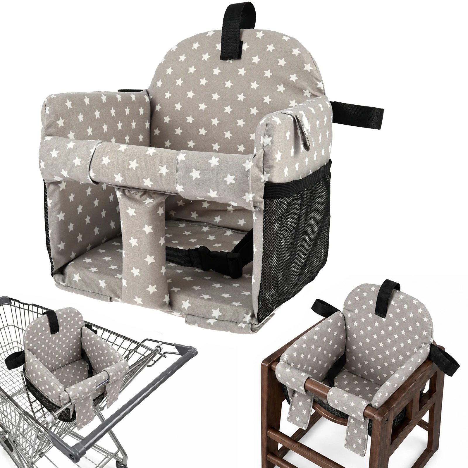 Penutup Bantal Kursi Tinggi Ba - Baby High Chair Booster ulasan dan harga