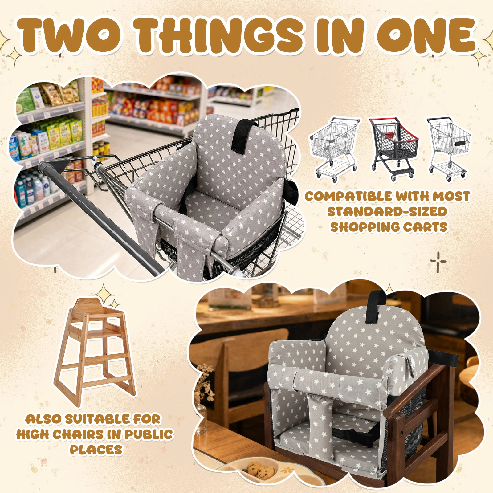 Penutup Bantal Kursi Tinggi Ba - Baby High Chair Booster ulasan dan harga