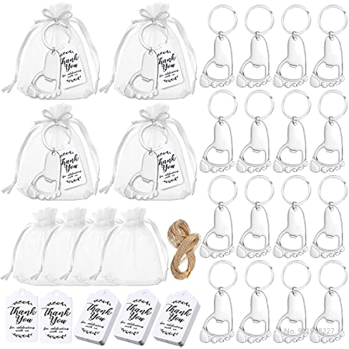 50 Buah Gantungan Kunci Pembuk - Zwitsal Baby Products ulasan dan harga